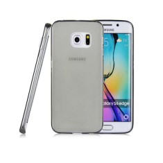 Husa Silicon Samsung S6 Edge+ g928 Clear Grey Ultra Thin&nbsp;