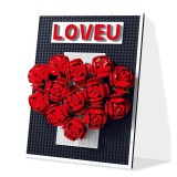 Set de constructie Rama cu 13 trandafiri, 848 piese