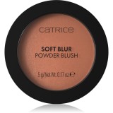 Catrice Soft Blur Powder Brush fard de obraz sub forma de pudra cu efect matifiant culoare 050 Born to blonze 5 g