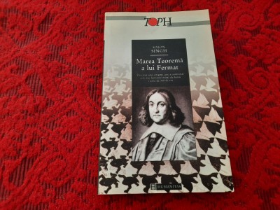MAREA TEOREMA A LUI FERMAT - SIMON SINGH RF6/2 foto