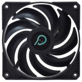 VENTILATOR SPACER PC 120x120x25 mm, Hydraulic Bearing, 45CFM, conector 3-pin, no LED, black &quot;SPFC-120-3P&quot;