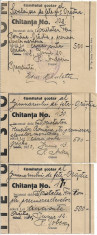 3 chitante Gimnaziul de fete Orastie 1928-1930 foto