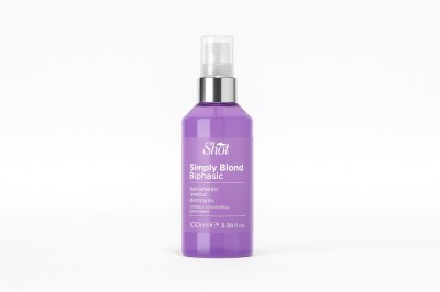 Spray bifazic anti-galben pentru păr blond Simply Blond - Shot - 125 ml - ph 3.2 foto