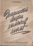 R. Rowen - Insemnari despre serviciul secret / servicii secrete, spionaj