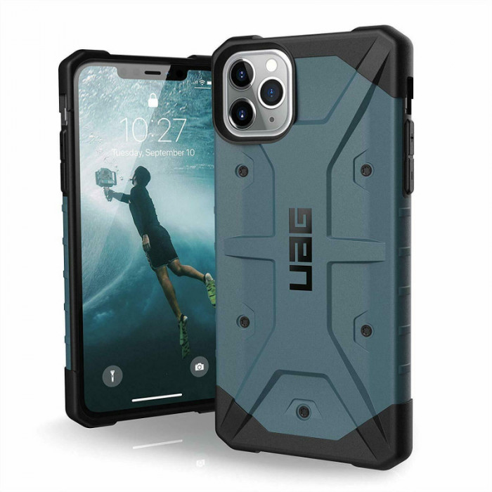 Husa Plastic Urban Armor Gear UAG PATHFINDER pentru Apple iPhone 11 Pro Max, Bleumarin (SLATE)