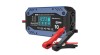 Incarcator inteligent Qoltec 12-24V 10A, LCD, 9 moduri, reparatie baterii Auto Moto AGM GEL LiFePO4 STD, protectii multiple