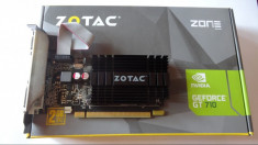 Vand placa video Zotac GeForce GT 710 de 2GB !! ca noua !! 200lei foto