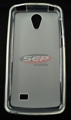 Toc plastic siliconat HTC One M7 TRANSPARENT
