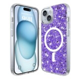 Husa pentru iPhone 15 Plus - Techsuit Sparkly Glitter MagSafe - Purple