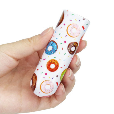 Glont Vibrator Reincarcabil Donut Massager, Multicolor, 8.5 cm foto