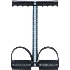 Extensor fitness multifunctional pentru picioare si abdomen, arc din otel, manere ergonomice