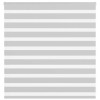 Jaluzea tip zebra gri deschis lățime țesătură 135,9cm poliester