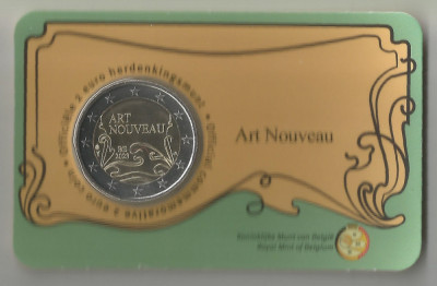Belgia, 2 euro comemorativ, 2023, coincard foto