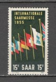 Saarland.1955 Targul International Saarbrucken SS.535, Nestampilat