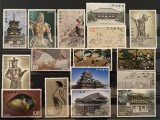 PC24 - Japonia 1976-78 Arta/ National treasures, serii MNH, 16v, Nestampilat