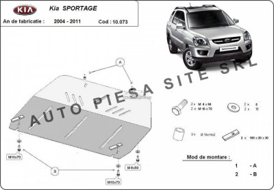 Scut metalic motor Kia Sportage (JE, KM) fabricata incepand cu 2004 APS-10,073 foto