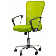 Scaun pentru birou, inaltime 108 cm, suporta maxim 110 kg, Verde foto