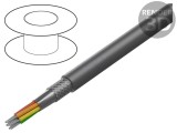 Cablu ALPHA WIRE Xtra Guard&reg; 1 7x18AWG PVC gri &icirc;nchis 600V 30,5m 100ft