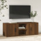 Comoda TV, stejar maro, 100x31,5x35 cm, lemn prelucrat GartenMobel Dekor