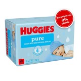 Servetele umede Huggies, BW Pure, zero plastic, Triplo, 3 x 48 buc