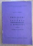 Vasile Hurmuz - Prelegeri de istoria contemporana a Romaniei, fascicola 1