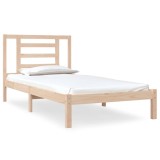 Cumpara ieftin Cadru pat fara saltea, 90x190 cm, lemn masiv de pin