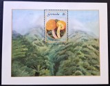 Ciuperci - Grenada - Coliță Poștală Cystolepiota eriophora Mushrooms MNH CP1_II