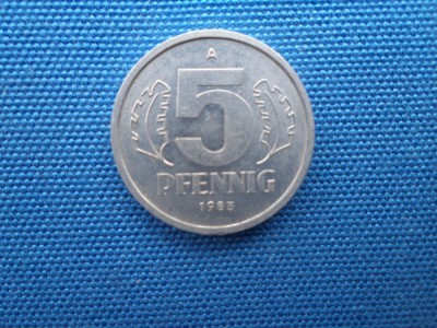 5 PFENNIG 1983 / RDG foto