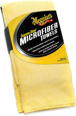 Set Prosoape Uscare Auto Meguiar&amp;#039;s Supreme Shine Microfiber Towels, 60 x 40cm, 3 buc foto