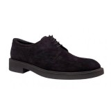Pantofi barbati, casual, piele naturala intoarsa, Negru, Alexander Rome AREZO