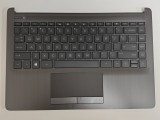 Carcasa superioara cu tastatura palmrest Laptop, 14-DK, 14S-DK, 14Z-DK, L24817-001, 6070B1306601, iluminata, neagra, layout US