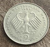 C50 - Moneda foarte veche - Germania - 2 marci - 1989 litera F