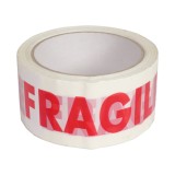 Banda adeziva personalizata, inscriptia fragil, 50 mm x 70 m