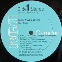 Vinil Perry Como &ndash; Hello Young Lovers: Favorite Ballads By Perry Como (-VG)