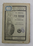 IACOB PASINKOF , NUVELA , SCENA DIN MORAVURILE RUSESTI de IVAN TURGHENEV *BIBLIOTECA MINERVA , NO. 161 - 161a