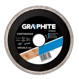 Disc diamantat continuu 125 mm pentru placi ceramice, gresie si marmura Graphite