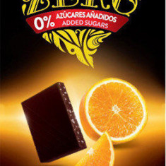 Ciocolata neagra cu portocale fara zahar si gluten, 125g, Torras