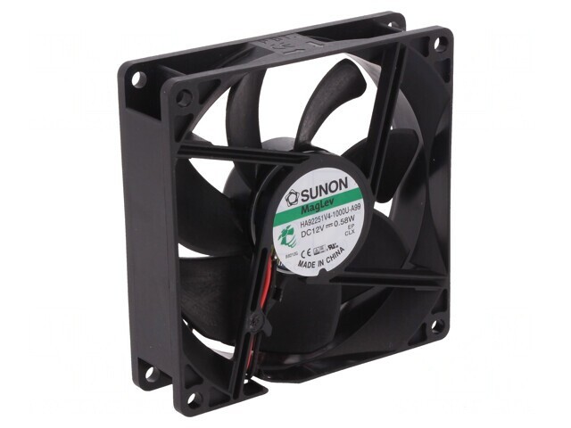 Ventilator DC axial 12V 92mm 48m3/h 18dBA