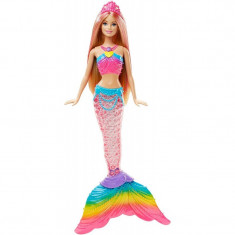 Papusa Barbie Sirena Curcubeu Mattel, 3 ani+ foto