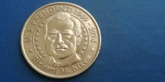 M3C1 89 - Jeton de colectie - presedinti americani RICHARD M NIXON - SUNOCO