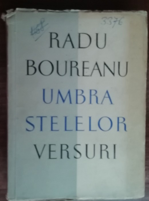 myh 50s - Radu Boureanu - Umbra stelelor - Versuri - ed 1957