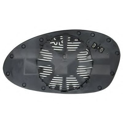 Sticla oglinda, oglinda retrovizoare exterioara BMW Seria 1 (E81) (2006 - 2012) TYC 303-0098-1