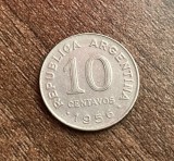 C50 - Moneda foarte veche - Argentina - 10 centavos - 1956