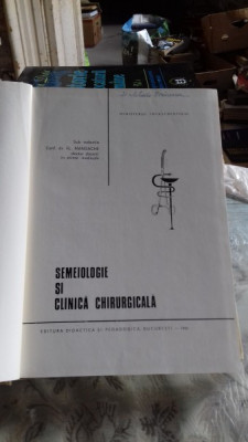 SEMIOLOGIE SI CLINICA CHIRURGICALA - FL. MANDACHE foto