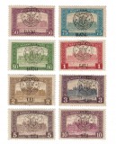 ROMANIA 1919 EMISIUNEA CLUJ - ORADEA PARLAMENT SUPRATIPAR CLUJ SERIE MNH, Nestampilat