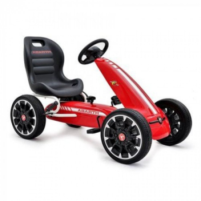 Kart cu pedale Abarth 500 Assetto Red - Cangaroo