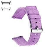 Curea material textil, compatibila cu Samsung Galaxy Watch Ultra, Lilac Purple
