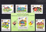 A12 S4 5 - Timbre si colita foarte vechi - Comore - fotbal - Spania 1982, Sport, Stampilat