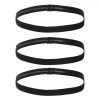 Bentite Par Elastice, Set 3 Bucati, Negre