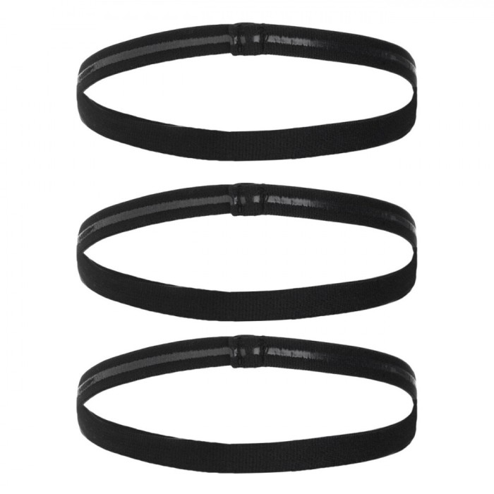 Bentite Par Elastice, Set 3 Bucati, Negre